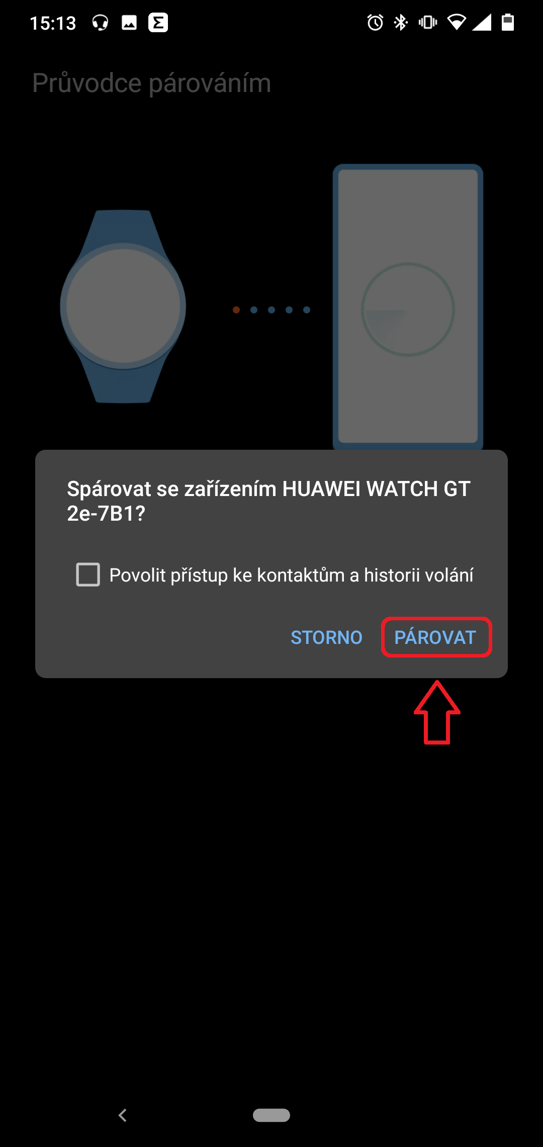 huawei health wizard pairing